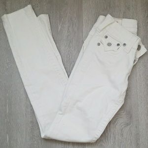 White denim true religion jeans